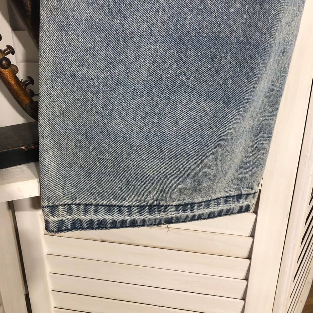 Fashion Nova Y2K Distressed Blue Wide Leg Jeans Plus Size - Picture 7 of 10